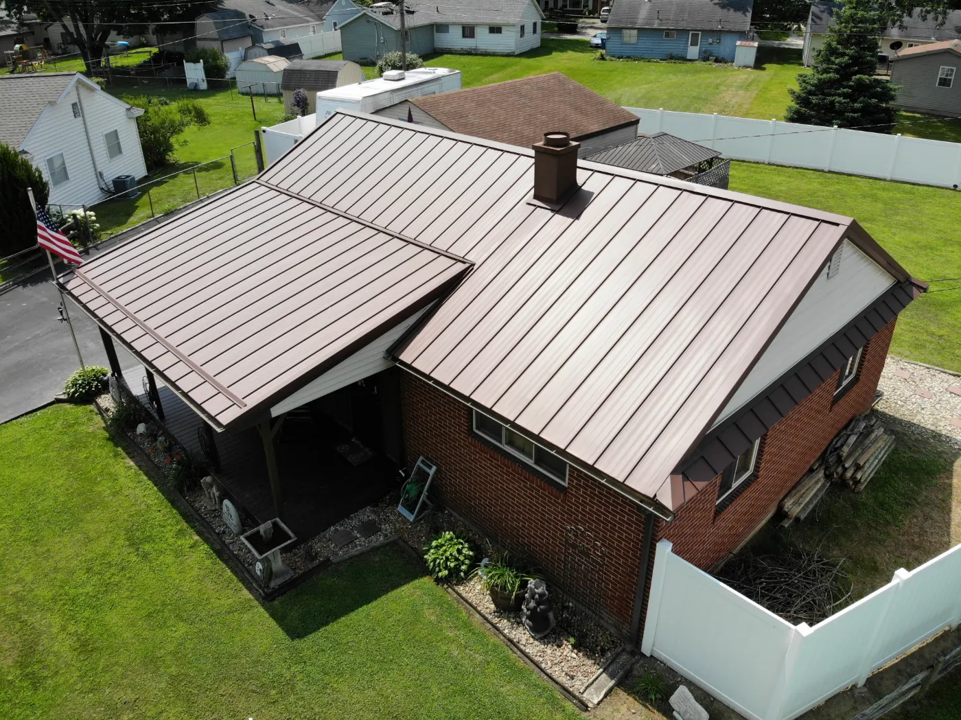 Tarping and dry-in on a Versailles commercial roof